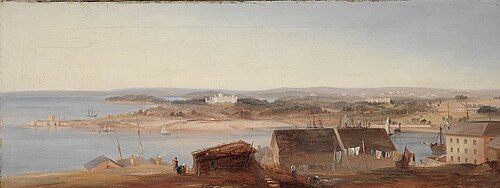 View from the window, Sydney Cove, 1842, Conrad Martens