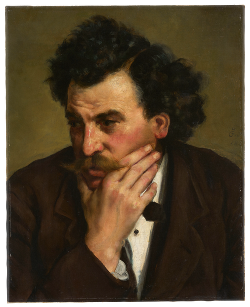Portrait d’homme, 1878, Ernst Hänssler