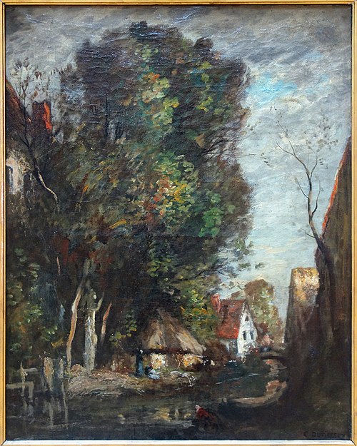 Paysage. Souvenir de Hollande, 1865, Constant Dutilleux