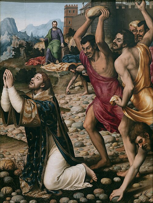 The Martyrdom of Saint Stephen, 1555, Juan de Juanes