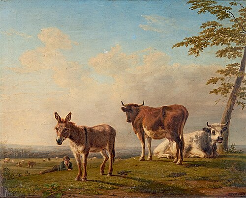 Herd in a landscape, 1825, Jean-Baptiste Berré