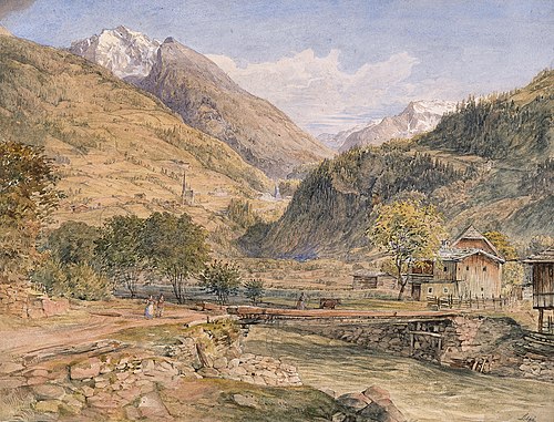 Motif of Bad Gastein, , Károly Lajos Libay