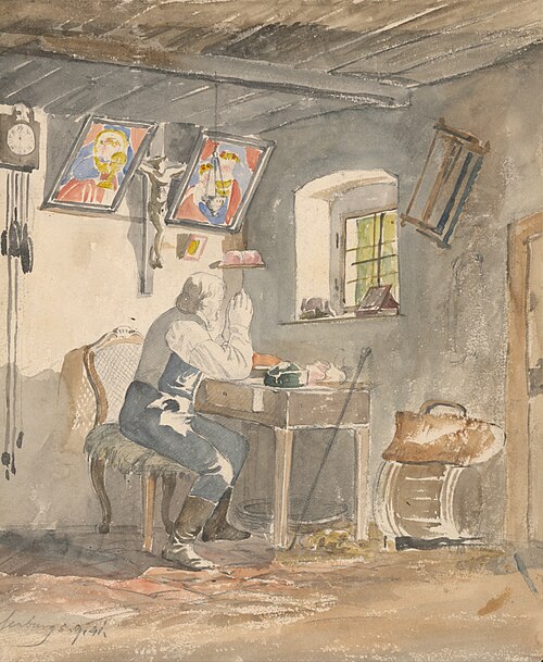Modlitba, 1841, Károly Lajos Libay