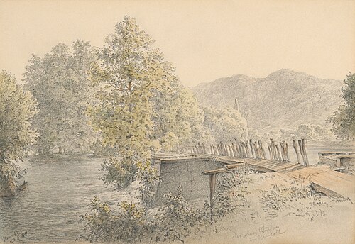 Hron pri Banskej Bystrici, 1884, Károly Lajos Libay