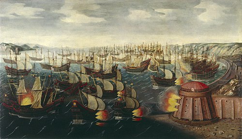 Battle of Gibraltar, 1620, Gerrit Jorisz. Op Gielder