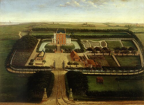 De borg Dijksterhuis bij Pieterburen, 1860, F. Stormer