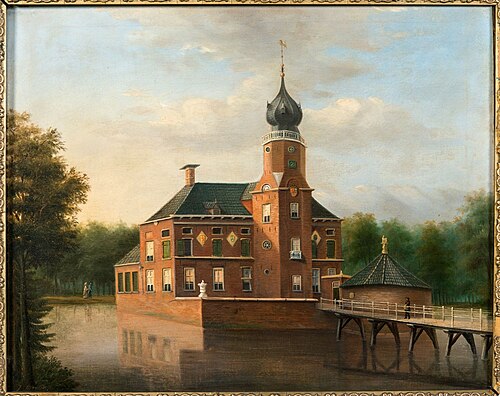 De borg Ewsum, 1850, J. Stormer
