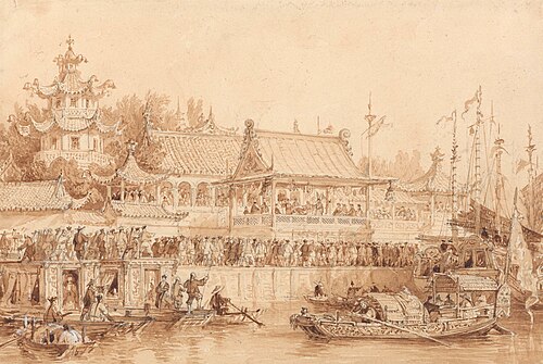 The Theater at Tien-Sin, , Thomas Allom