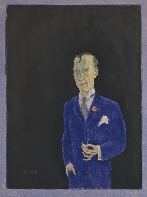 David Sprengel, 1880-1941, skribent, kritiker, 1918, Nils von Dardel