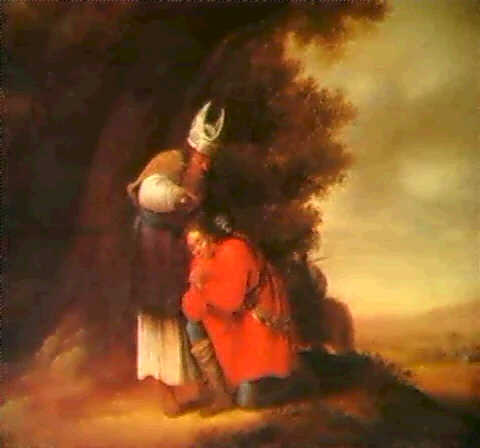 The Anointment of David, 1650, Cornelis Brouwer