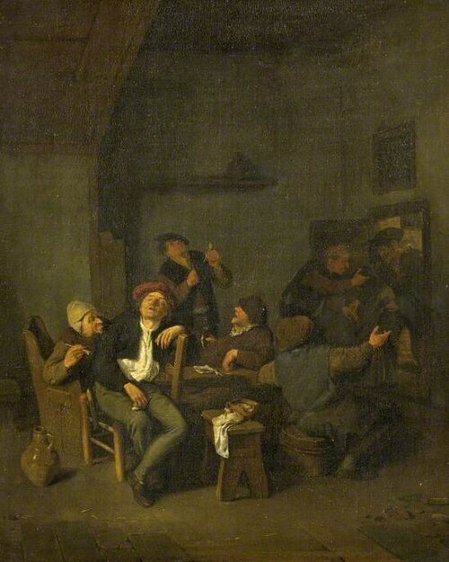 Tavern Interior, 1700, Cornelis Dusart