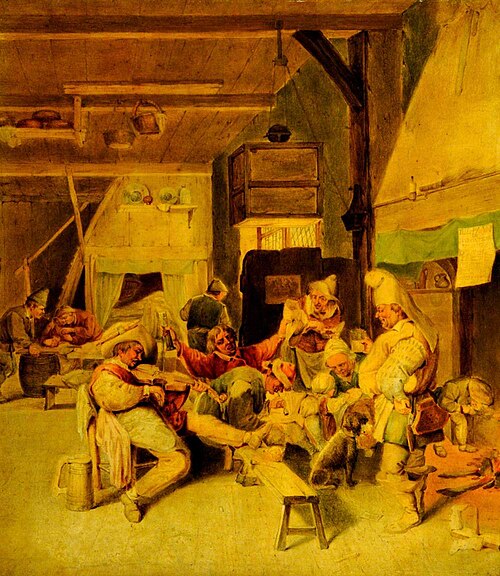 A Merrymaking, 1685, Cornelis Dusart