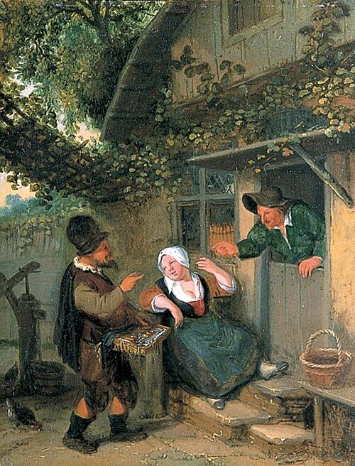 The Pedlar, 1692, Cornelis Dusart
