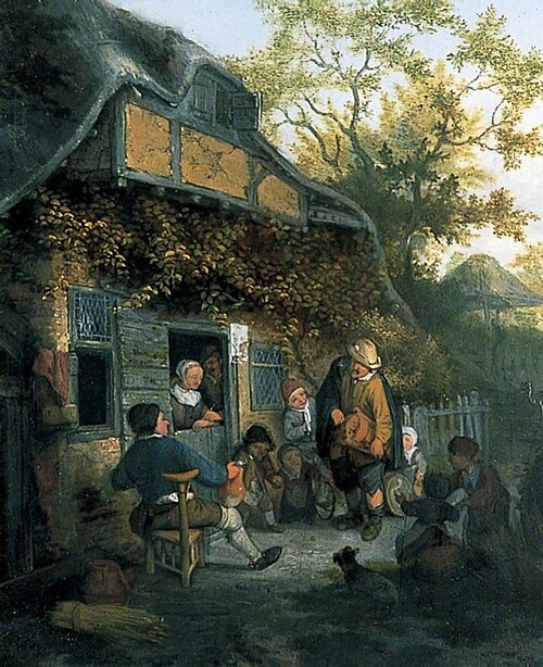 The Hurdy-Gurdy Player, , Cornelis Dusart