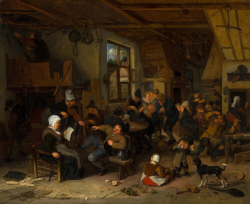 Peasant Inn, 1692, Cornelis Dusart