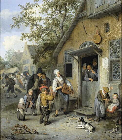 Village fair, 1692, Cornelis Dusart