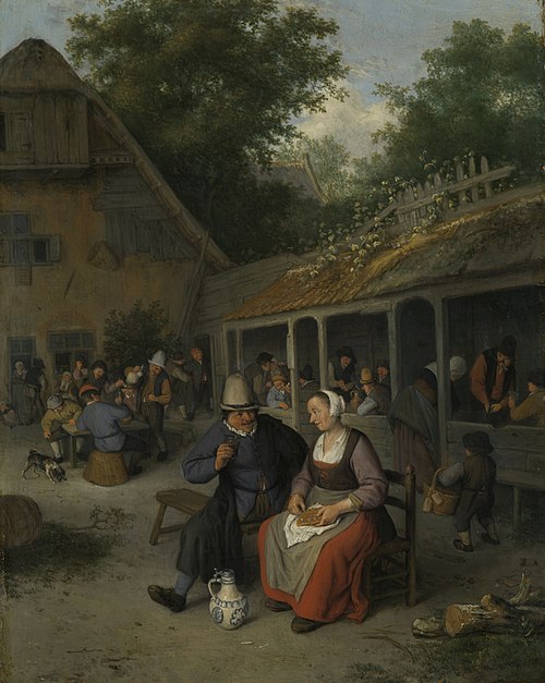 Village inn, 1690, Cornelis Dusart