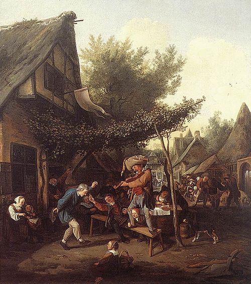 Village Feast, 1684, Cornelis Dusart