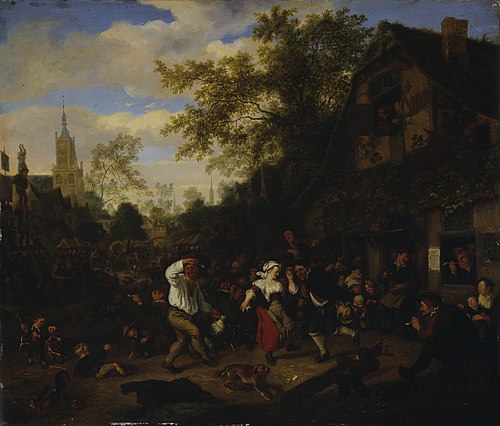 A kermess, 1697, Cornelis Dusart