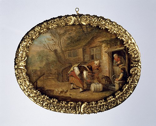 The Tradeswoman, 1700, Cornelis Dusart