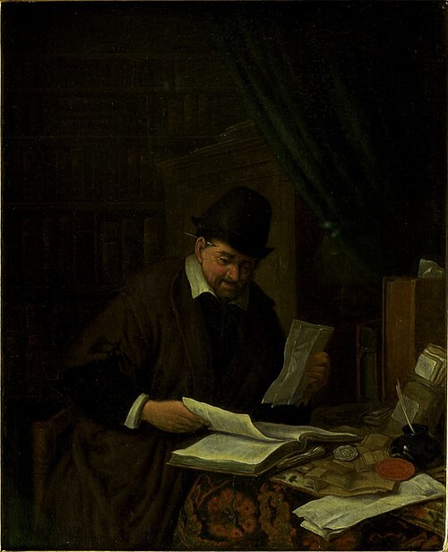 De notaris, 1657, Cornelis Dusart