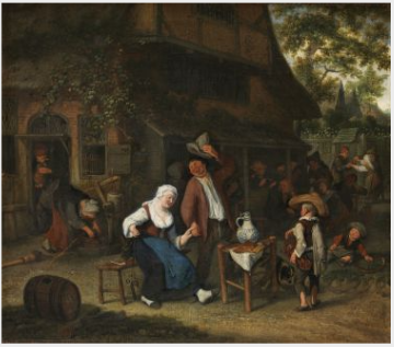 A Merry-making, 1692, Cornelis Dusart