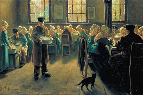 Oude mannen- en vrouwenhuis, 1888, Elisabeth Brandt