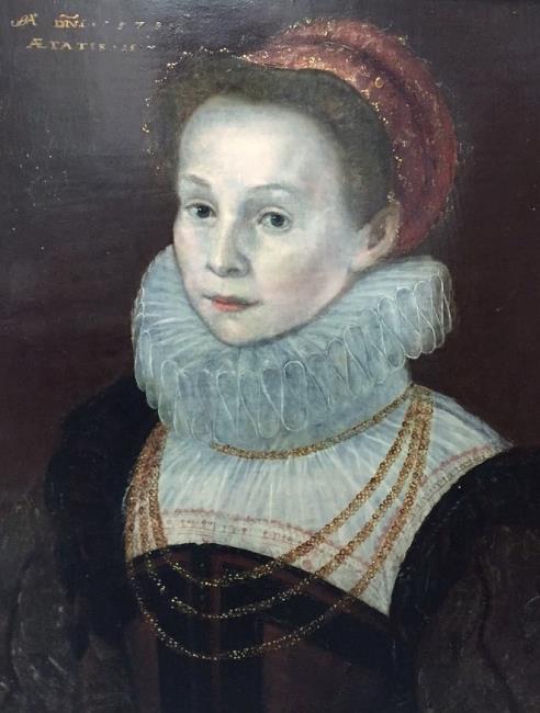 Portrait of Alice Smythe (ca. 1564-1615), 1579, Cornelis Ketel