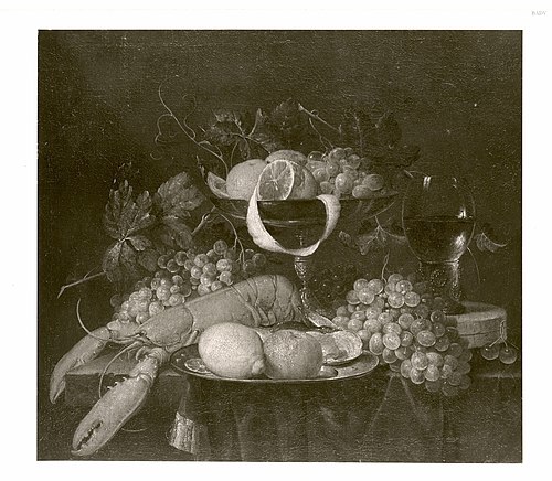still - life with fruits, 1656, Cornelis de Heem