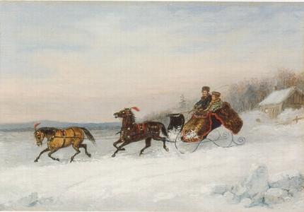 Sleigh Scene, , Cornelius Krieghoff