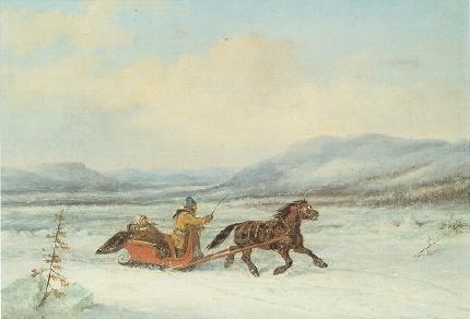 Sleigh Ride, , Cornelius Krieghoff