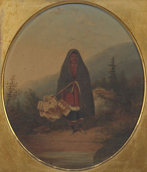 A North American Indian woman, 1846, Cornelius Krieghoff
