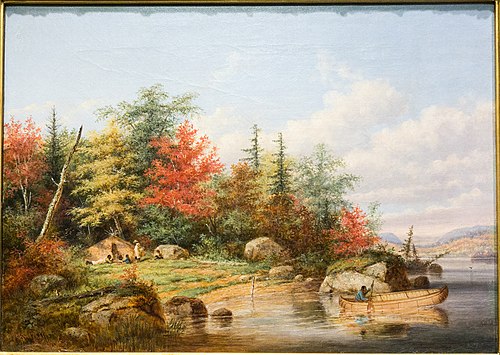 Paysage d'automne, 1858, Cornelius Krieghoff