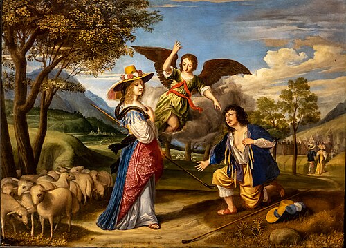 Die Begnung von Jakob und Rahel, 1652, Wolfgang Heimbach