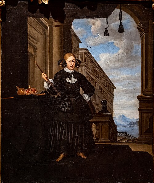 Bildnis von Königin Christina von Schweden, 1661, Wolfgang Heimbach