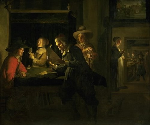 Evening Interior, 1651, Wolfgang Heimbach