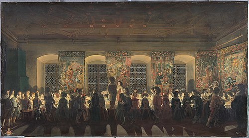 Nocturnal banquet, 1640, Wolfgang Heimbach