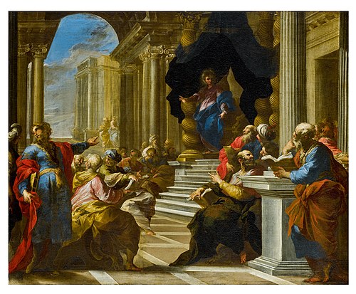 Christ Among The Doctors, , Valerio Castello