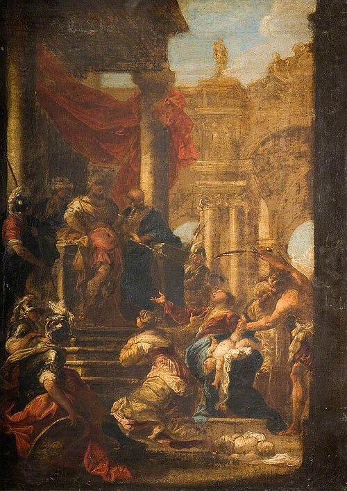 The Judgement of Solomon, , Valerio Castello