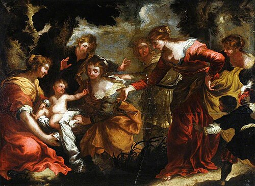 The Finding of Moses, , Valerio Castello