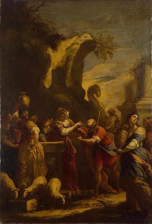 Rebecca at the Well, 1644, Valerio Castello