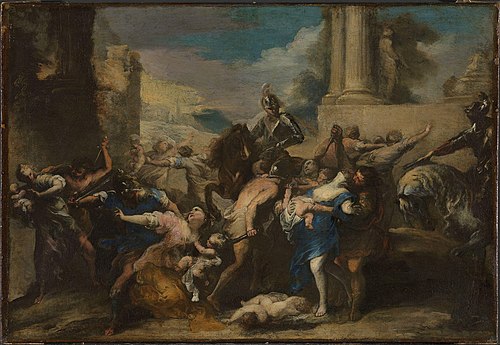Le Massacre des Innocents, 1650, Valerio Castello
