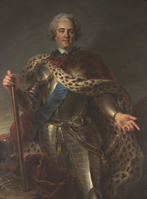 Herman Moritz Graf von Sachsen (1696-1750), genannt Marschall von Frankreich, 1737, Charles Antoine Coypel