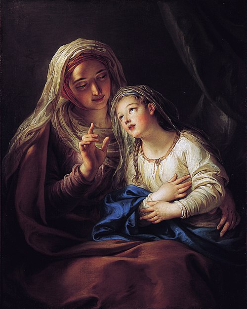 L'éducation de la Vierge, 1736, Charles Antoine Coypel