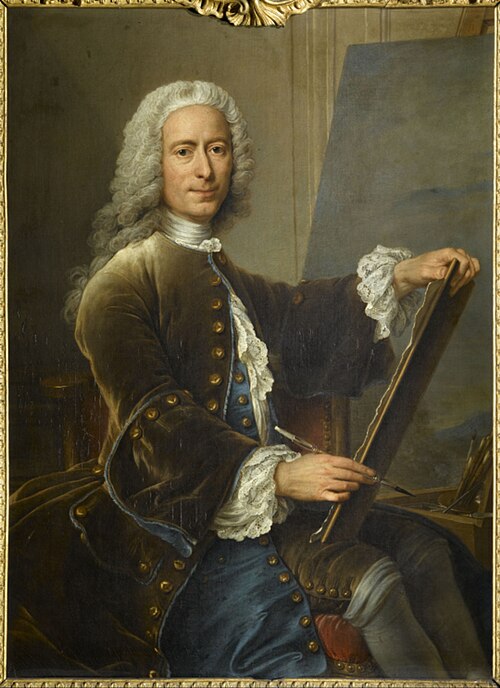 Portrait de l'artiste en 1715, 1746, Charles Antoine Coypel