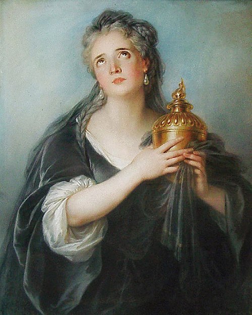 Adrienne Lecouvreur (1692-1730) en Cornélie, , Charles Antoine Coypel