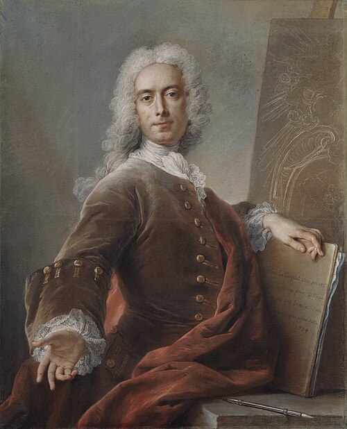 Autoportrait, 1734, Charles Antoine Coypel