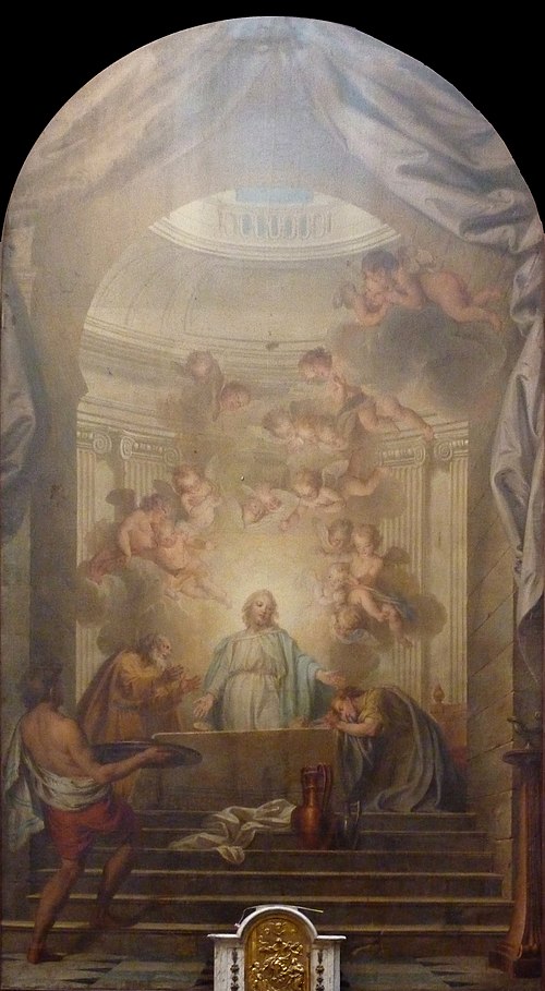 Les Pèlerins d'Emmaüs, 1746, Charles Antoine Coypel