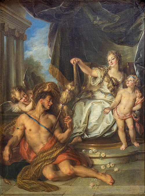 Hercules and Omphale, 1731, Charles Antoine Coypel