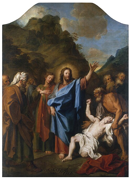 Christ Curing a Possessed Man, 1717, Charles Antoine Coypel
